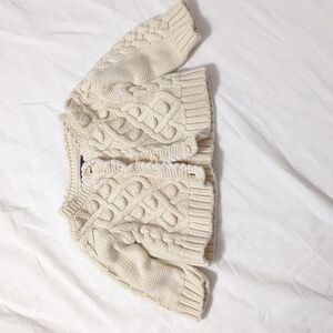 Cable knit sweater 0-3m babyGAP